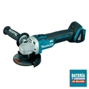 Makita Esmeril Angular 4 1/2" 18v 8,500 RPM BL Sin Batería