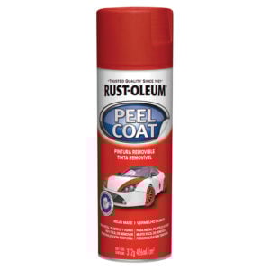 Rust-Oleum Pintura Aerosol Automotive Peel C. Rojo Mate 312g