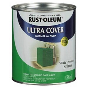 Rust-Oleum Pintura Brocha al Agua Verde Primavera Brill 0,9L