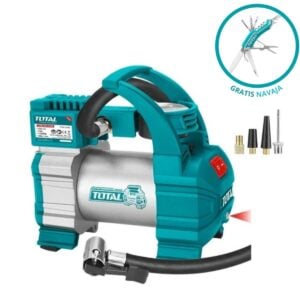 Mini Compresor de Aire TTAC1406 + Navaja 12 en 1 TOTAL