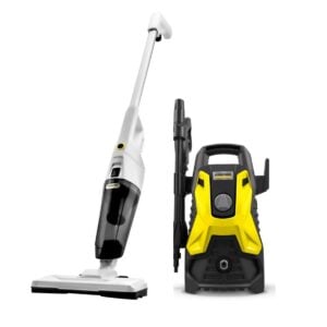Aspiradora Vertical VCL1 Stick + Hidrolavadora Práctica Karcher