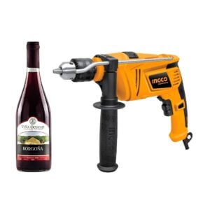 Taladro Percutor Ingco ID8508 1/2 + Vino Borgoña Ocucaje 750ml