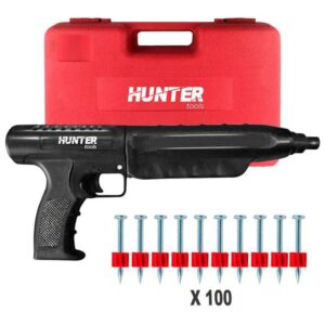 Hunter Pistola de Impacto para Fijación PT-396 + 100 clavos