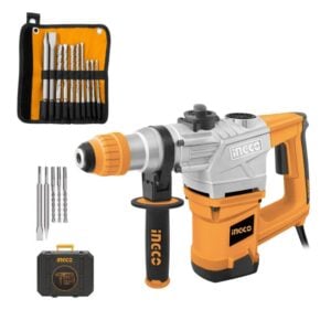 Rotomartillo RH12008 1250W 5J + SET de 10 PZ AKD2101 INGCO