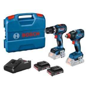 Taladro Percutor Bosch GSB-90C 18V + Impacto GDX 18V-200