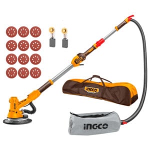 Lijadora De Pared Drywall Ingco DWS10501 + Set x 12 lijas