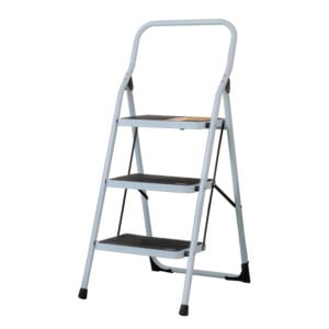 Escalera Tubular Plegable Pretul 3 Pasos 150Kg 24120