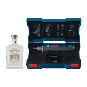 Atornillador Bosch Go 2.0 + Pisco Porton MV Acholado 375 ml