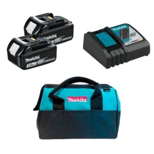Makita 2 Baterias 3.0 Ah + Cargador 18V Makita STARTER KIT