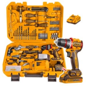 Atornillador 20V + Batería + 165 Acc INGCO HKTHP11651