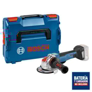 Amoladora 5" Bosch GWX 18V-10 PC XLOCK + L-Boxx Sin Batería