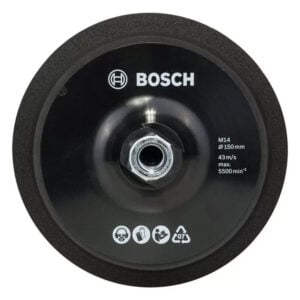 Respaldo Velcro Bosch GPO M14 150mm Fijación Segura