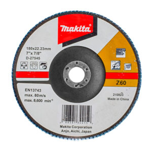 Disco Flap Angular Inox Makita 7" Gr.60 D-27545