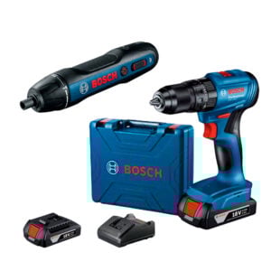 Taladro Percutor 1/2" GSB 185 1 Bat + Atornillador Bosch go