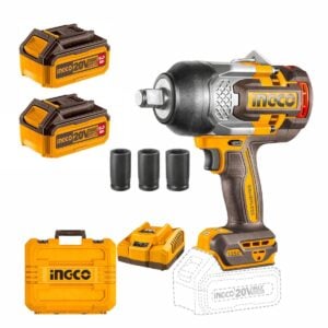 Llave De Impacto 1350Nm 3/4" + 2 Bat 5Ah CIWLI20135 INGCO