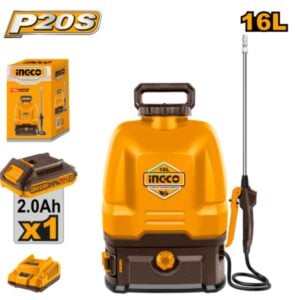Pulverizador Inalambrico 16L + Bateria 2AH CSPLI20162 INGCO