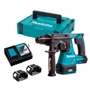 Rotomartillo Makita DHR242 18V SDS Plus 2J Brushless + Makpack