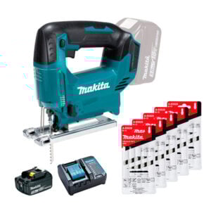 Sierra Caladora Makita DJV186 18V + Cuchillas + Bateria 3.0 Ah