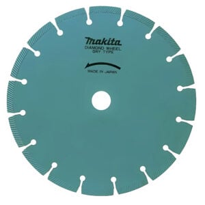 Disco Diamantado Segmentado Makita A-80173 9" Ondulado Seco