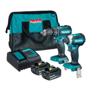 Kit Makita Taladro DHP485 + Impacto DTD153Z 18V + 2 Baterías