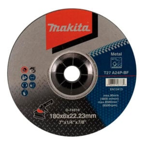 Disco de Desbaste Metal Makita 7"x 6mm. D-74516