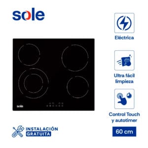 Encimera Vitrocerámica Sole 60cm 4H SOLCO071