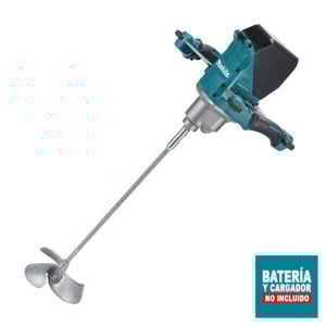 Mezcladora Makita 40V 2 Vel Eje M14 9 1/2" Sin Bat UT001GZ