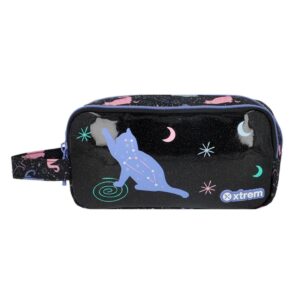 Cartuchera University 5Xt Black Purple Cat Xtrem