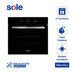 Horno Empotrable Eléctrico Smart Negro 57L Sole SOLHO013V2