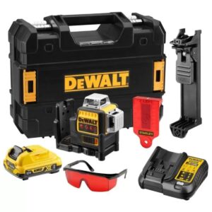 Nivel Láser 360° 12V Luz Roja 30M Dewalt DCE089D1R-QW
