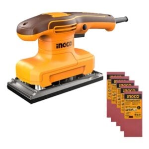 Lijadora Orbital Ingco FS3216 320W 1/3 Pliego + 5 Lijas