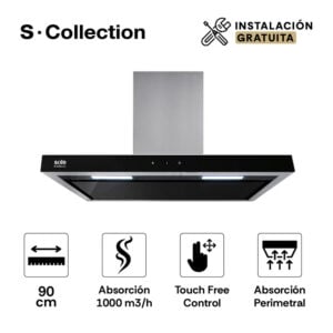 Campana Decorativa Scollection Stilux 90Cm TURE90CO Sole