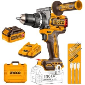 Taladro Percutor Ingco Cidli201668 20V Brushless 166Nm