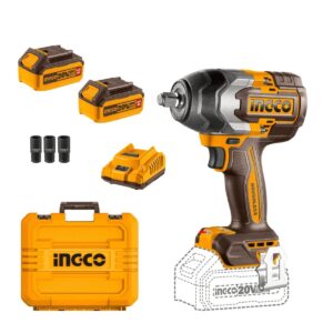 Llave De Impacto Ingco CIWLI2085 20V Brushless 1/2″ 850Nm