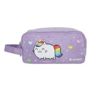 Cartuchera University 5Xt Lilac Cats Xtrem