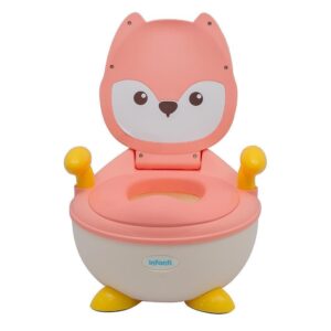 Bacenica con Respaldar y Brazos Infanti Potty Fox Pink
