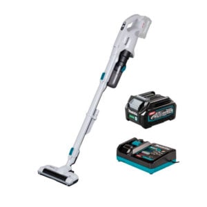 Aspiradora Bastón Blanca Makita XGT 40V + B. + C. CL004GD101