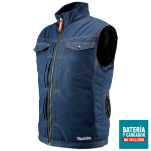 Chaleco Ventilador Makita 12V-18V Talla M DFV215A02 Sin Bat.
