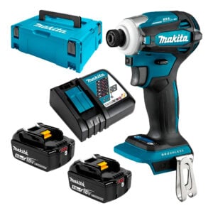 Atornillador de Impacto Makita 18V DTD172RTJ + 2 Baterias