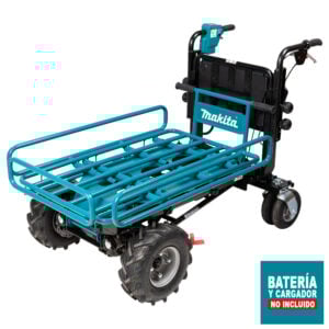 Carro Transporte Makita 18Vx2 DCU604Z Sin Bateria y Cargador