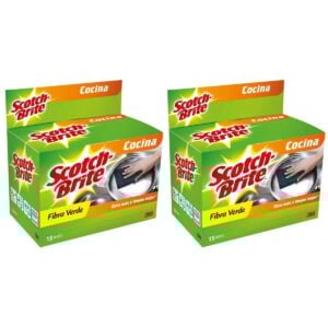 Pack X2 Esponja Verde Scotch Brite Display X15