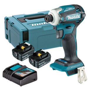 Atornillador de Impacto Makita 18V DTD201RTJ + 2 Bat 5Ah