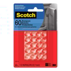 Topes De Goma Scotch Transparente X60