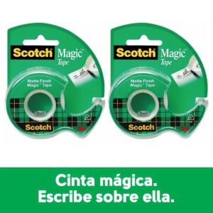 Pack X2 Cinta Scotch Mágica Con Dispensador 810 18Mm X 33M