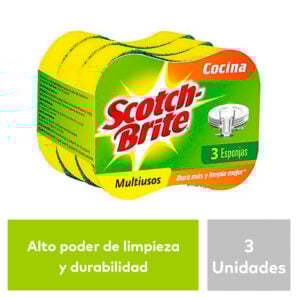 Esponja Scotch Brite 2En1 X3