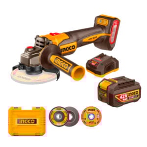 Amoladora Ingco 42V 4 1/2" + Accesorios CAGLI4108112