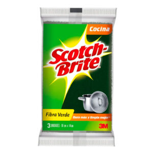 Esponja Verde Scotch Brite X3