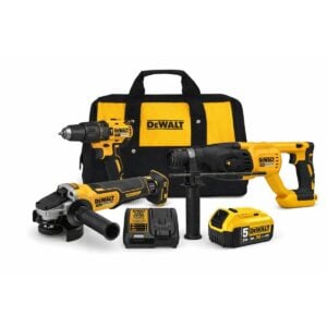 Taladro 1/2" + Esmeril 4 1/2" + Rotomartillo SDS XR Dewalt