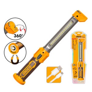 Lámpara Recargable 300 Lumens Tipo C HWLI043006 Ingco