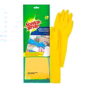 Guantes Scotch Brite Lavanderia Talla L